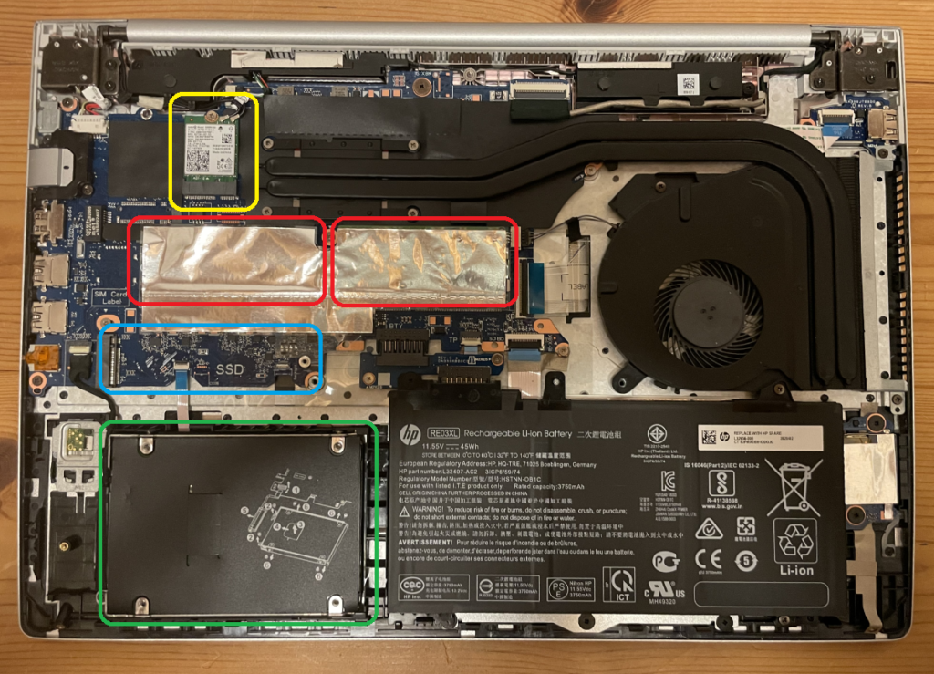 HP Probook 450 G6 SSD換装 office2019付